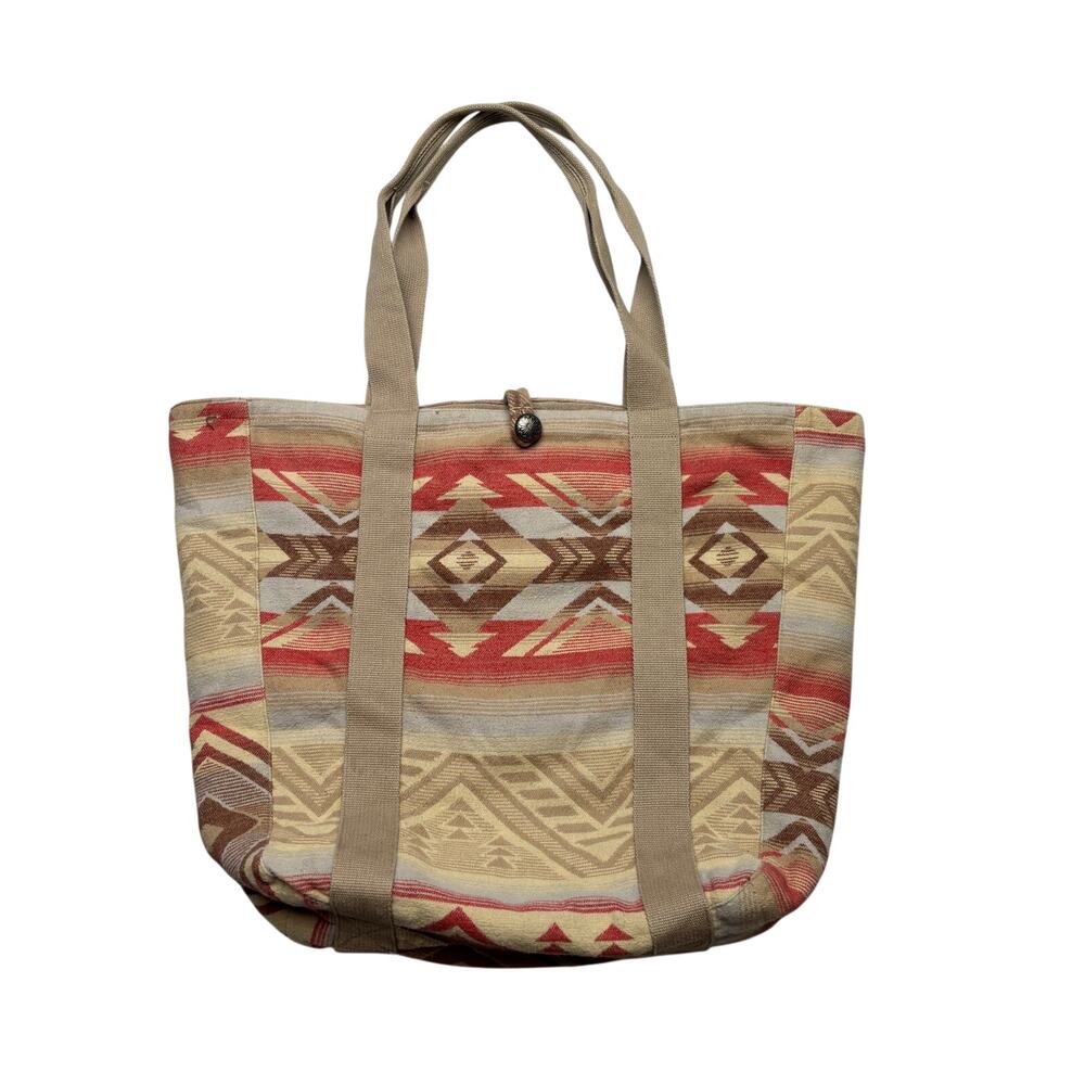Faherty Southwestern Multicolor Tote Bag Beach Grocery Casual